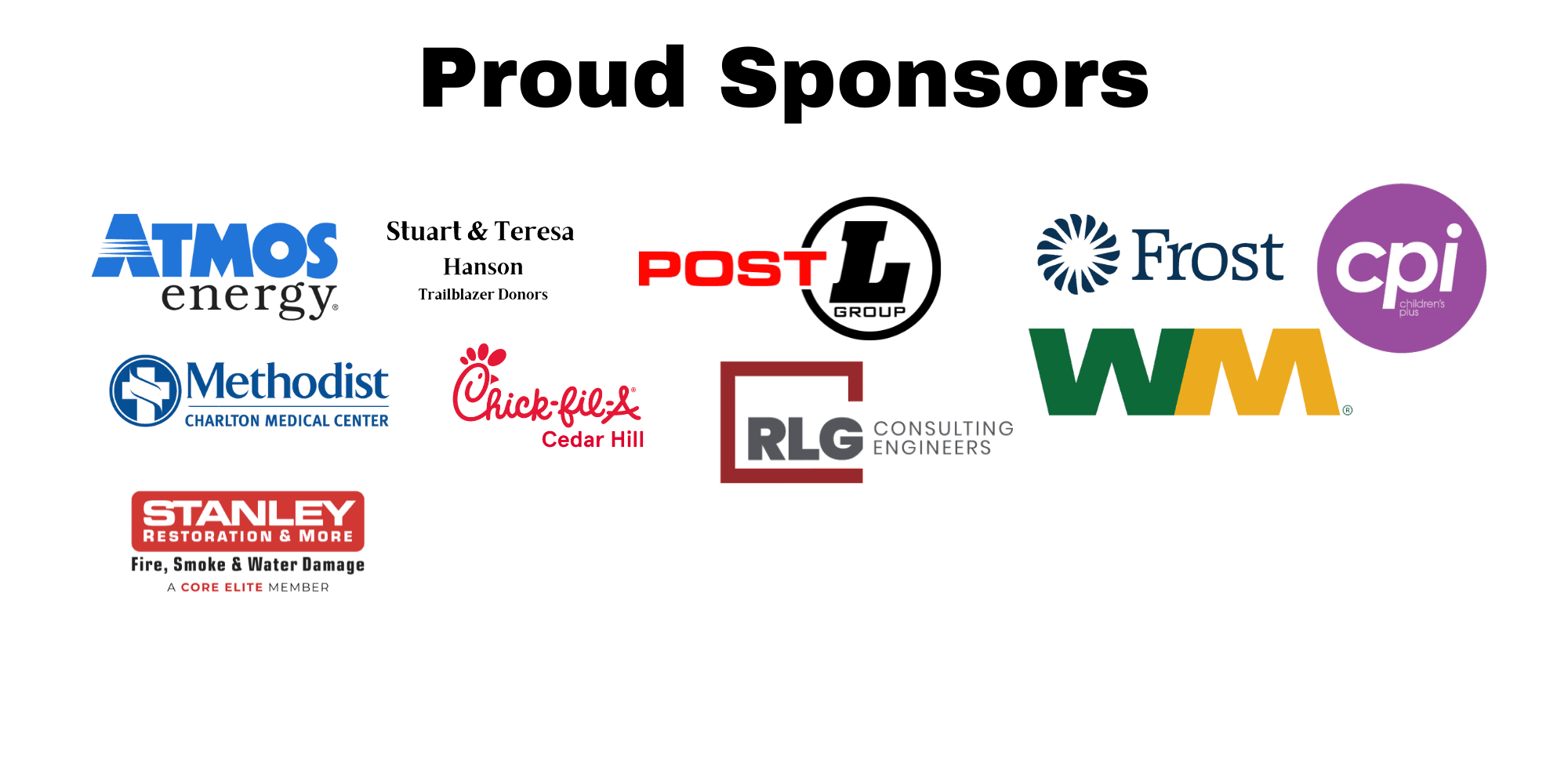 Sponsors of the Traphene Hickman Public Library